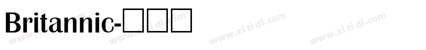 Britannic字体转换