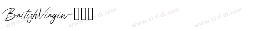 BritishVirgin字体转换