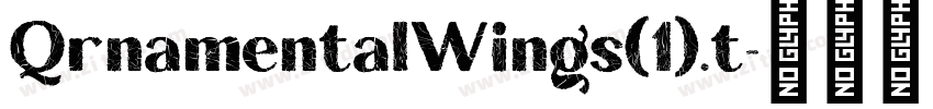 QrnamentalWings(1).t字体转换