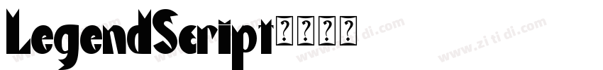 LegendScript字体转换