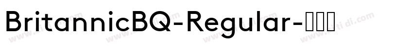 BritannicBQ-Regular字体转换
