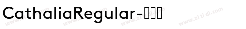 CathaliaRegular字体转换