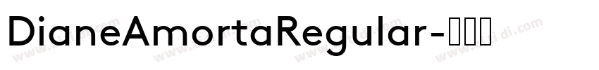 DianeAmortaRegular字体转换