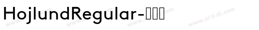 HojlundRegular字体转换