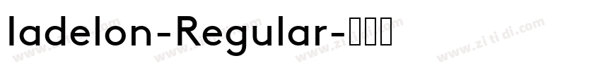 Iadelon-Regular字体转换