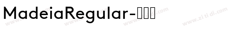 MadeiaRegular字体转换