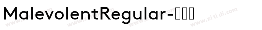 MalevolentRegular字体转换