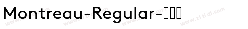 Montreau-Regular字体转换
