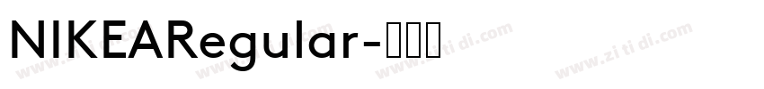 NIKEARegular字体转换