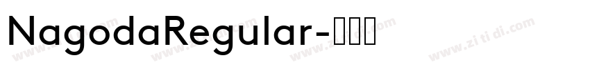 NagodaRegular字体转换
