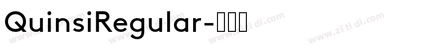 QuinsiRegular字体转换