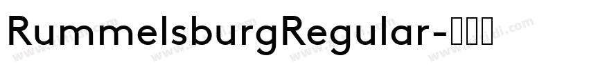 RummelsburgRegular字体转换