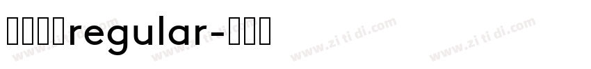 微软雅黑regular字体转换
