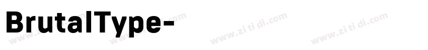 BrutalType字体转换