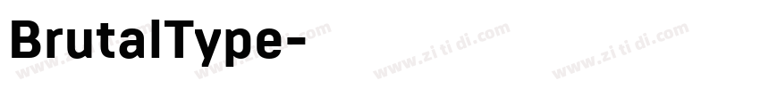 BrutalType字体转换