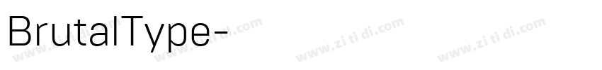 BrutalType字体转换