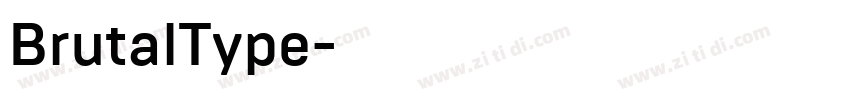 BrutalType字体转换