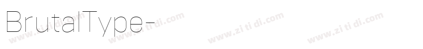 BrutalType字体转换