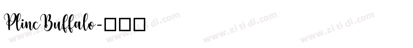 PlincBuffalo字体转换