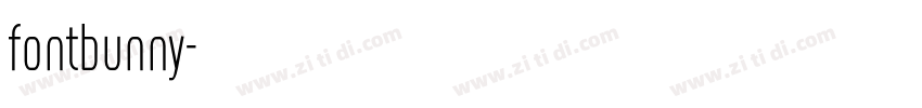 fontbunny字体转换