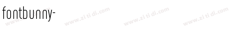 fontbunny字体转换