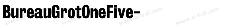 BureauGrotOneFive字体转换