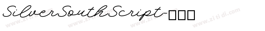 SilverSouthScript字体转换