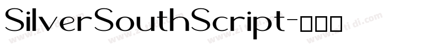 SilverSouthScript字体转换