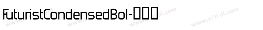FuturistCondensedBol字体转换