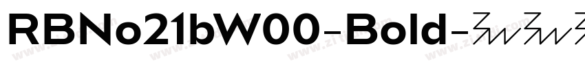 RBNo21bW00-Bold字体转换