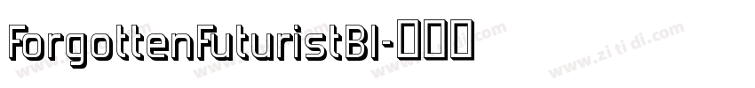 ForgottenFuturistBl字体转换