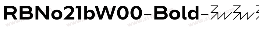 RBNo21bW00-Bold字体转换