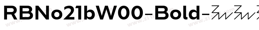 RBNo21bW00-Bold字体转换