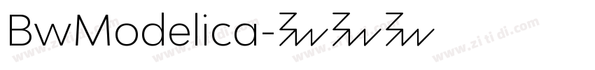 BwModelica字体转换