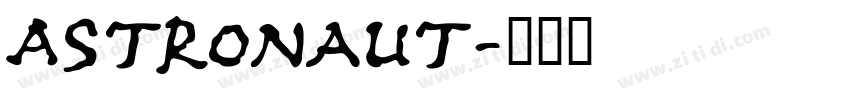 Astronaut字体转换