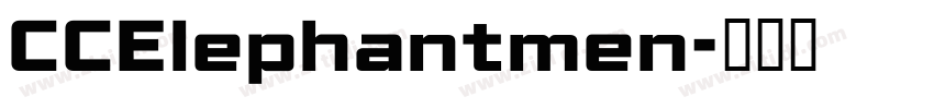 CCElephantmen字体转换
