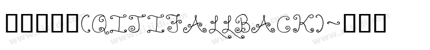 令东齐伋体(QIJIFALLBACK)字体转换