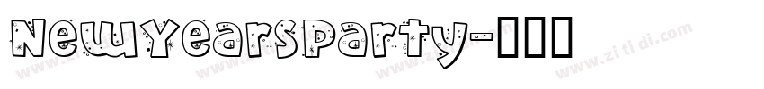 NewYearsParty字体转换