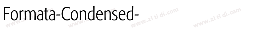 Formata-Condensed字体转换 Formata-Condensed字体转换