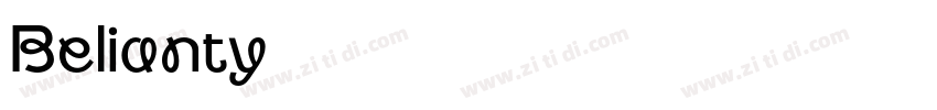 Belianty字体转换