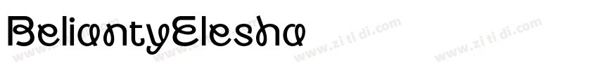 BeliantyElesha字体转换