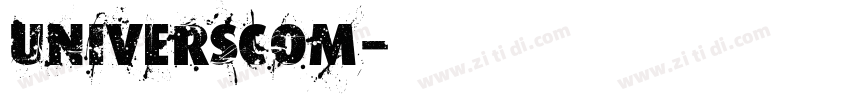 UniversCom字体转换