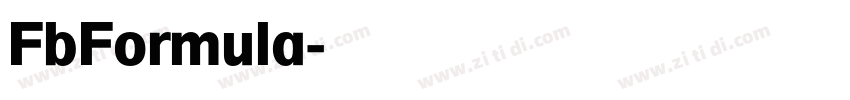 FbFormula字体转换