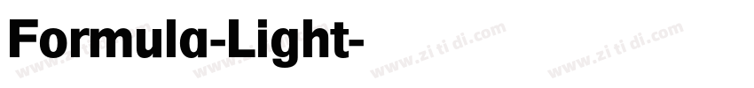 Formula-Light字体转换 Formula-Light字体转换