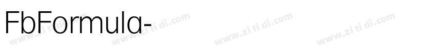 FbFormula字体转换