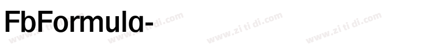 FbFormula字体转换