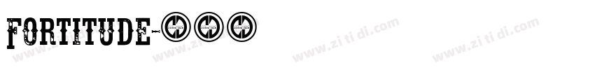 Fortitude字体转换