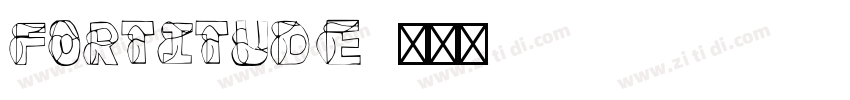 Fortitude字体转换