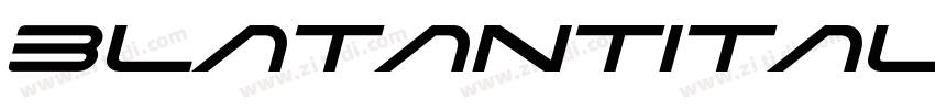 BlatantItalic字体转换