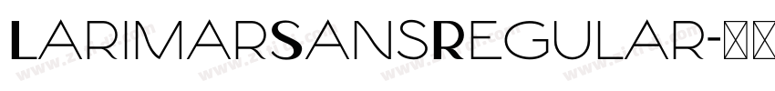 LarimarSansRegular字体转换